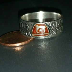 Antique 1908 Sterling Tacoma Shriner Ring Sz11.25