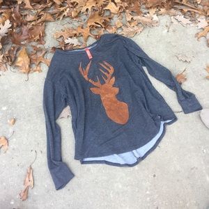 Tops - Oh Deer Shirt Size L Tops - Oh Deer Shirt Size L
