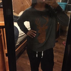 Tops - Oh Deer Shirt Size L Tops - Oh Deer Shirt Size L