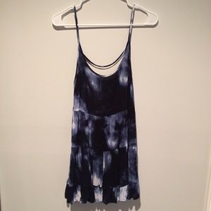 Dark Blue Tie Dye Jada Dress
