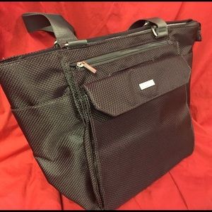 Baggallini Village tote brown nylon bag