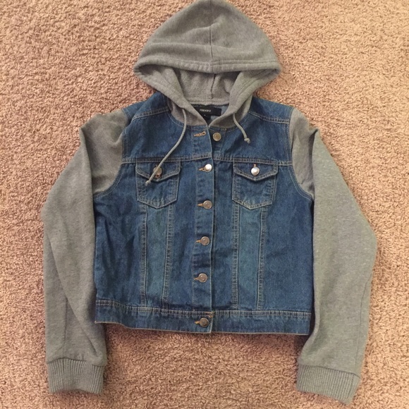 Sweat/denim jacket