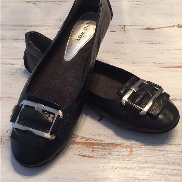 Black leather driving mocs