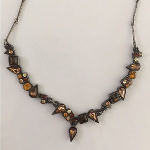 Natural rhinestone necklace