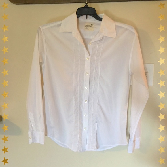 ✨American Eagle white button down shirt ✨ - Picture 1 of 3