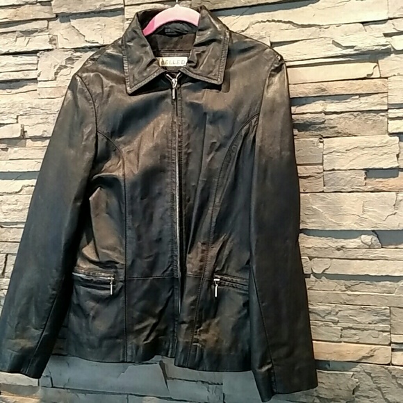 Excelled Black Leather Jacket
