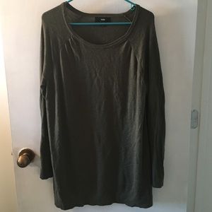 Oversized olive green sweater