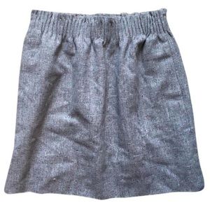 J.Crew Gray Wool Sidewalk Skirt. NWOT. Size 4.