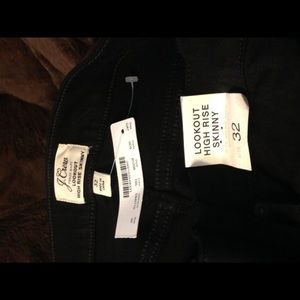 Brand new jcrew lookout high rise skinny