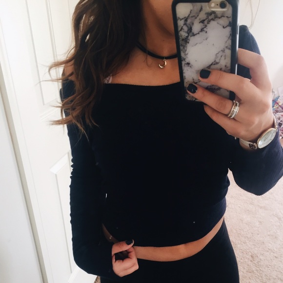 SIMPLE NAVY BLUE LONG SLEEVE