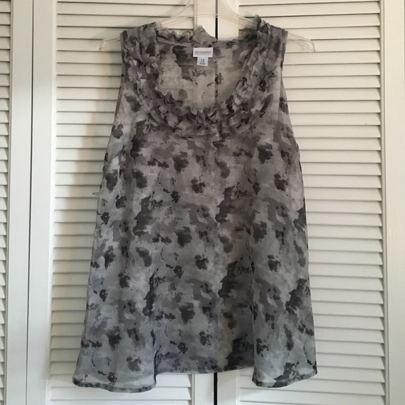 Sheer maternity work top