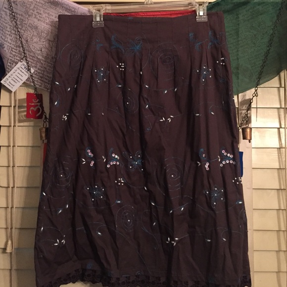 NWT Liz Claiborne embellished  skirt