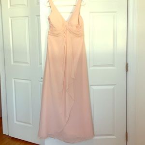 Blush bridesmaids dress/evening gown