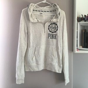 Victoria's Secret PINK half zip hoodie