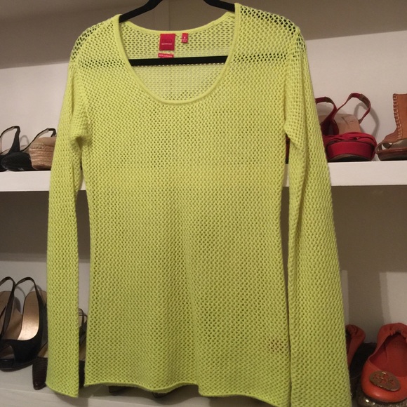 Bright Bright Yellow Cashmere Sweater