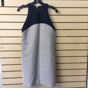 Zara Basic Linen Sleeveless Dress Small