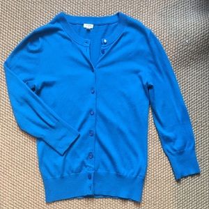J.Crew Blue Cardigan. Size XS.