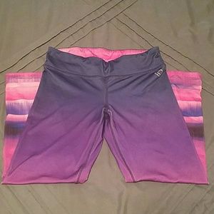 Purple and pink leggings