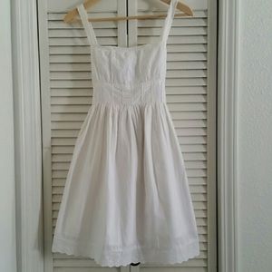 White Lace Eyelet Sundress