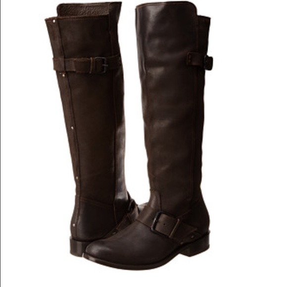 Dolce Vita Lucianna Dark Brown Leather Boots