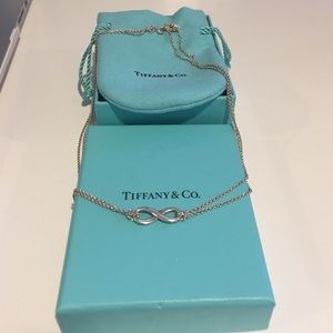 Tiffany Infinity pendant 18"
