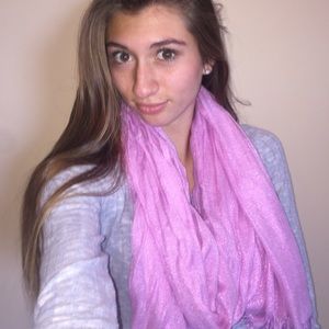 LILAC SPARKLY SCARF