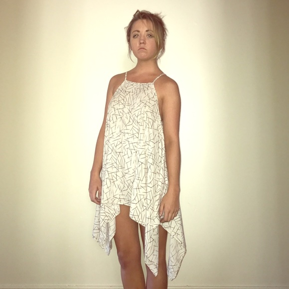 Black and White flowy dress