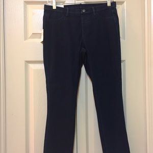 Uniqlo denim cropped legging pants