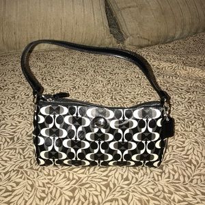 Coach purse and matching wallet