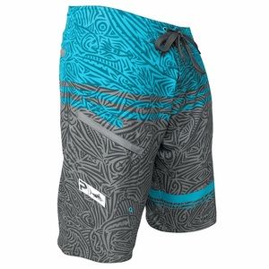 Mens Pelagic 4-tek boardshorts island stripe