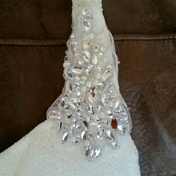 White off shoulder party dress - Picture 4 of 4