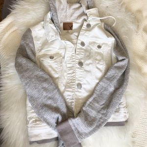 American Eagle Denim Jacket Hoodie
