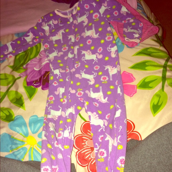 Unicorn feety pjs