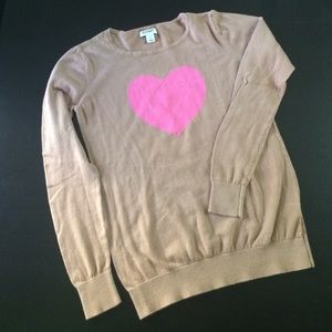Old Navy heart sweater