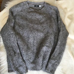 Oversized Cozy Grey Sweater