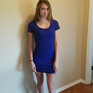 Forever 21 Bodycon Cobalt Blue Dress