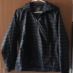 L.L.Bean Rain Jacket w/ Blue Dot Print