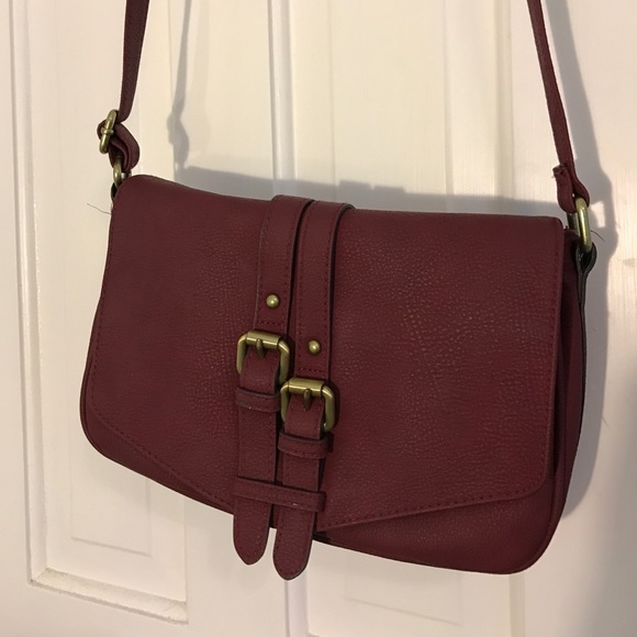 Burgundy Cross Body