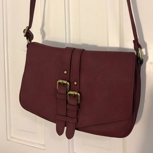 Burgundy Cross Body