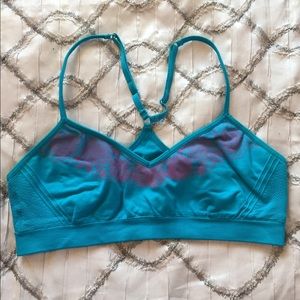 Victoria's Secret PINK Blue Sports Bra