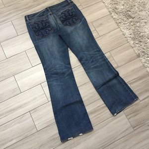 Tory Burch classic Tory boot cut