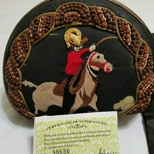 Authentic Mary Frances Equestrian Shoulder Bag