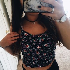 FLORAL CROP TOP
