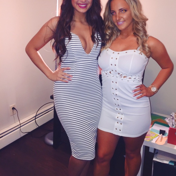 Striped Mura midi dress!