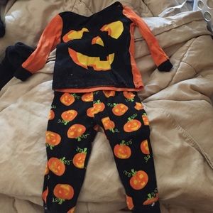 6-9 month Halloween pajama set.
