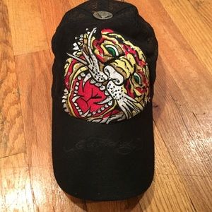 Ed Hardy Tiger Hat with Studs