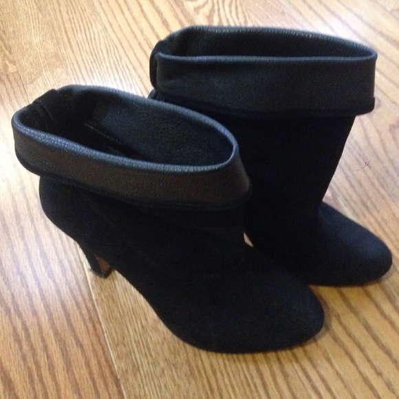 Ann Taylor suede booties