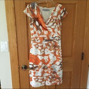 Orange Printed Marc New York Dress