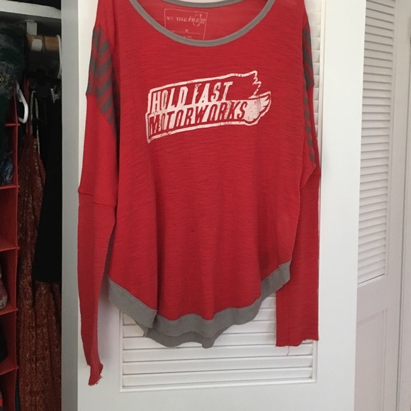 Free People Long Sleeve Graphic Tee