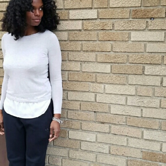 Ann Taylor layered sweater